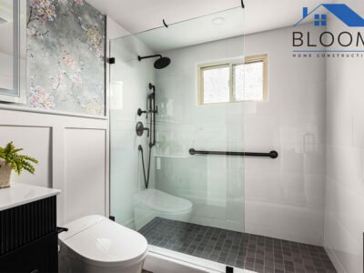 Updated bathroom design in Martinez project with elegant fixtures