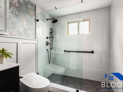 Updated bathroom design in Martinez project with elegant fixtures
